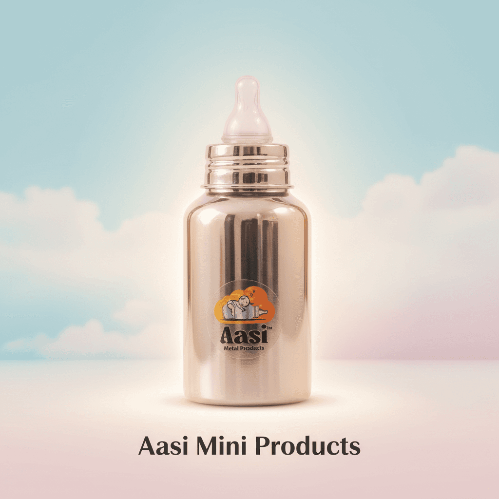 Aasi Metals New Arrival - Double Walled Stainless Steel Baby Bottle