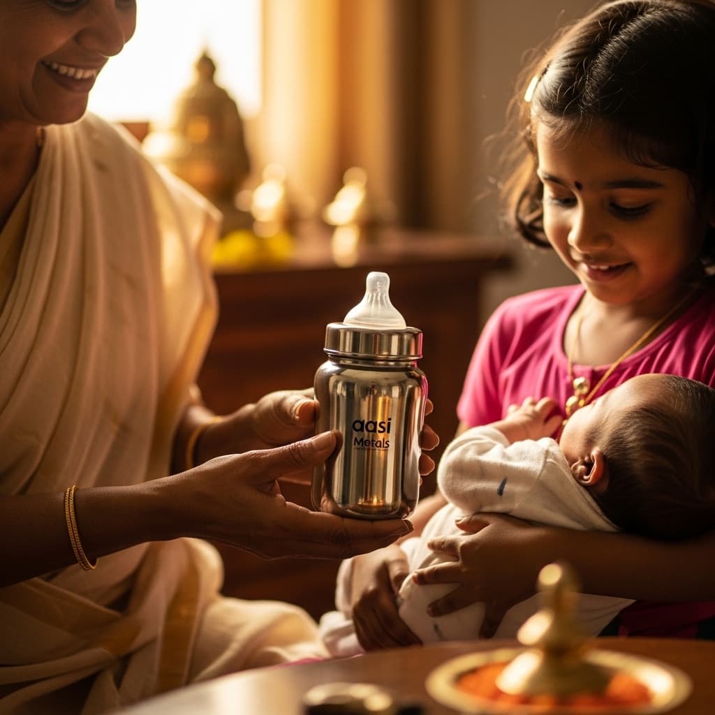 Stainless Steel vs Plastic vs Glass: Which Baby Bottle is Best for Indian Parents?